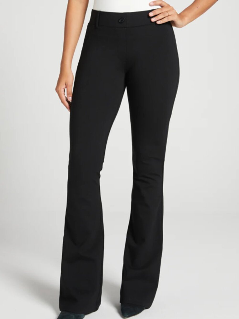 Betabrand Yoga Dress Pants Black Size Large - NEW